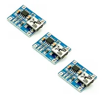 Comprar Modulos Tp4056 Mini Usb Cargar Batería De Litio 3 Unidades