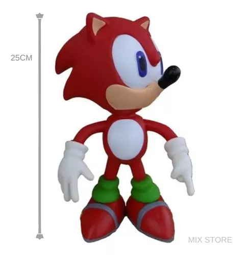 Conjunto Infantil Knuckles Vermelho amigo do Sonic em Promoção na