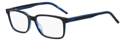 Armazón Hugo Boss 1245 Con Anti Reflejo Blue Gratis.