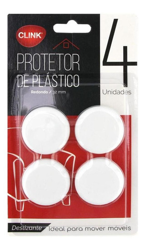 Protetor Autoadesivo Moveis De Plástico Deslizante 4 Peças