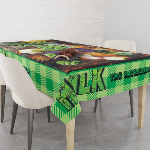 Toalha De Mesa Infantil Tematica, Toalha De Mesa Hulk