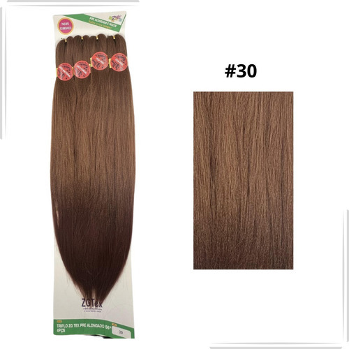 Cabelo Jumbo Zgtex Fibra Anti Bacterianas 6 Telas 400gr Cor 30