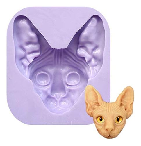 Moldes De Silicona Para Fondant De Gatos, Animales Molde Par