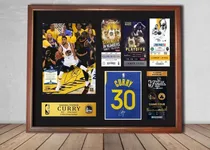 Comprar Stephen Curry Golden State Cuadro Conmemorativo Nba Basket