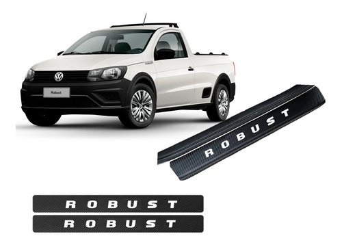 Sticker Cubre Estribos Fibra Carbon Compatible Con Robust