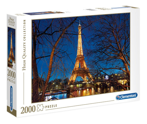 Imagen 1 de 2 de Rompecabezas Clementoni High Quality Collection Paris 32554 de 2000 piezas