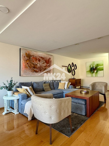 Pent-house Amueblado Y Equipado Con Roof Garden En La Colonia Del Valle Sur