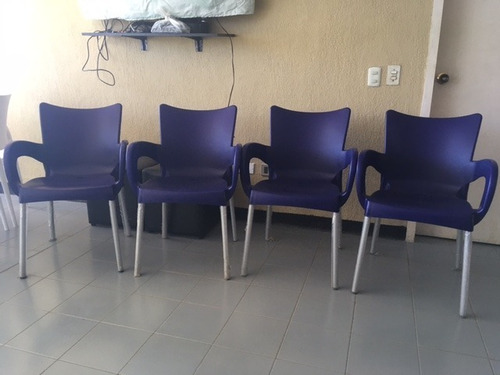 Imagen 2 de 7 de Sillas De Polipropileno, Restauran, Cafetin, Comedor, Jardin