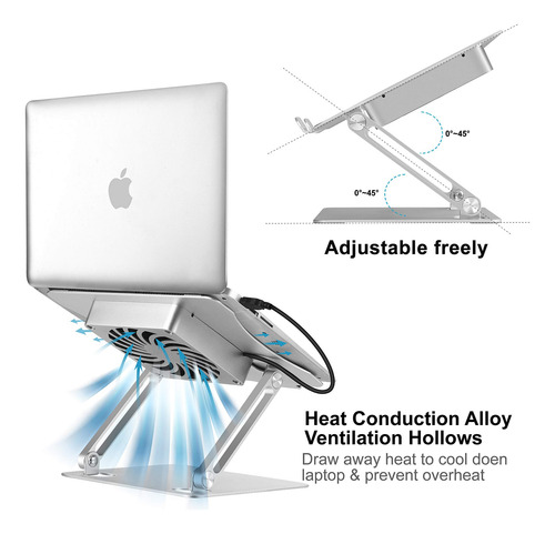 Soporte Para Computadora Portátil Con Ventilador De Refriger