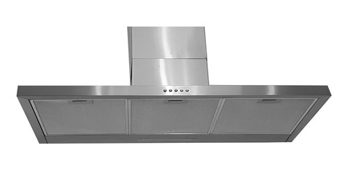 Imagen 1 de 9 de Campana Cocina Extractora 90 X 47 Acero Con Motor Y Luz Led
