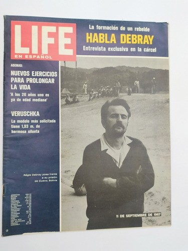 Revista Life Septiembre T 1967 Regis Debray Veruschka  