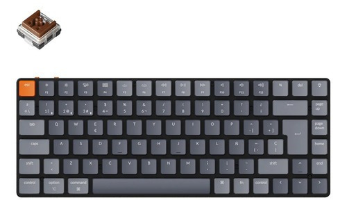 Teclado Mecanico Wireless Keychron K3 Rgb Pc Mac Iso Español