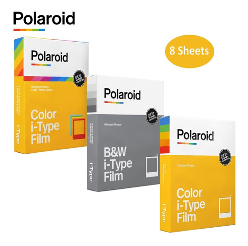 Filme Fotográfico Polaroid I-type Color B&w 8