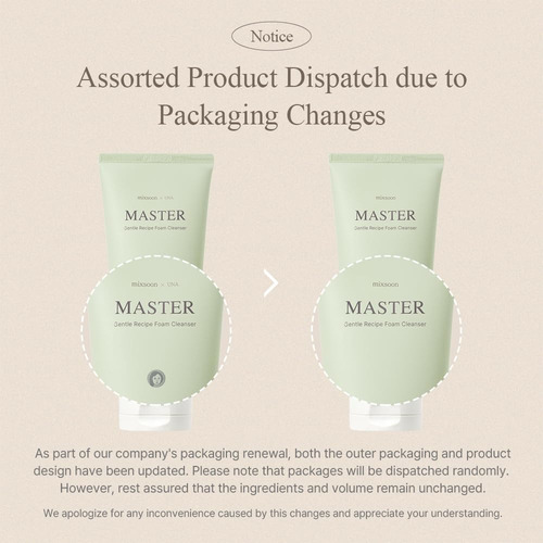 Mixsoon Master Gentle Recipe Foam Cleanser 150ml.- Todo Tipo De Piel Día/noche