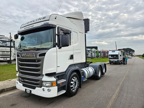 Scania R440 6x2 Highline Ano 18 Teto Alto Automático Ar Cond
