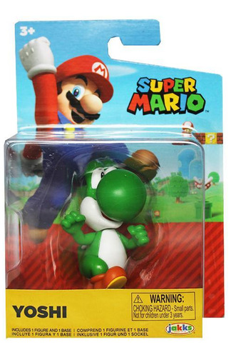 Boneco Colecionável Yoshi 6 Cm Super Mario World Candide