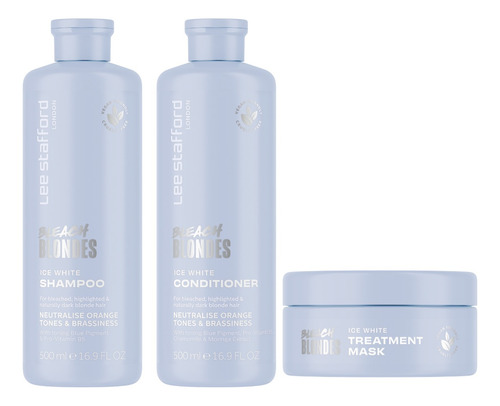 Pack Tonificador Rubio Platinado Y Canas Ice White