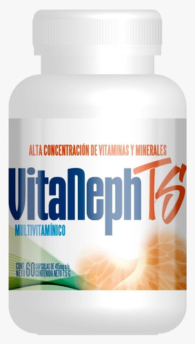 Vitaneph Ts Multivitaminico 415mgc/u 60 Capsulas Desacaf Sabor Sin sabor