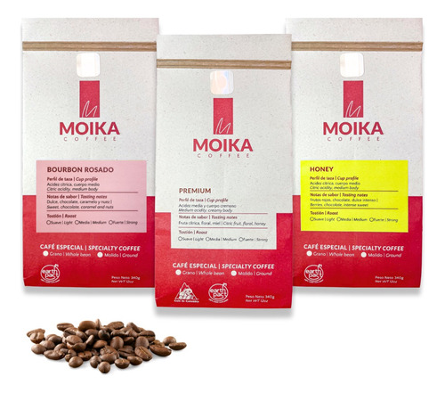 Café Especial Moika Premium+honey+bourbon Kit Gourmet Grano