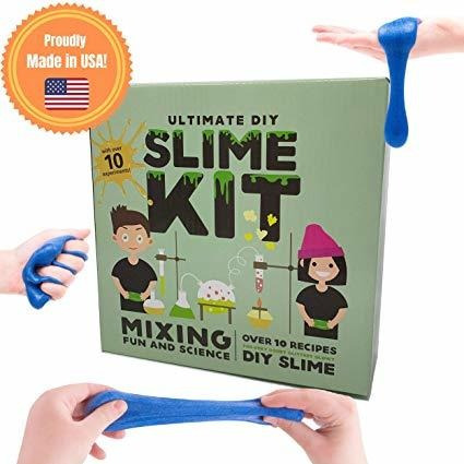 Ultimate Science Diy Slime Kit  Hacer Brillar En La Oscurid