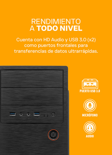 Pc Qian Intel I5 10400f 8gb 1tb Ssd 850w Teclado/mouse