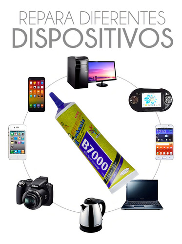 Pegamento Adhesivo B7000 50 Ml Celulares Tablets Pantallas