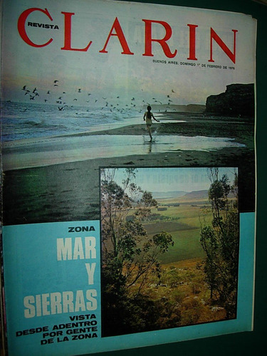 Revista Diario Clarin 1/2/76 Zoan Mar Y Sierras Vista Gente