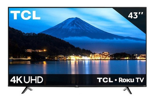 Imagen 1 de 6 de Smart TV TCL 43S443 LED Roku OS 4K 43"
