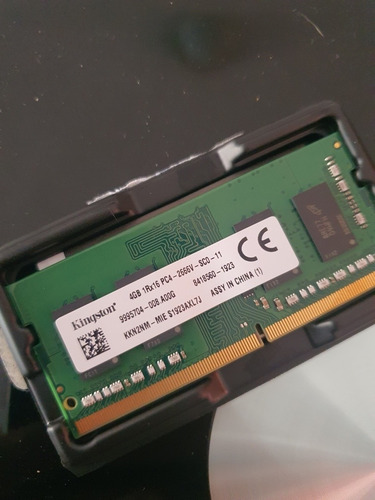 Memoria Kingston Ddr4 2666mhz De 4gb Laptop