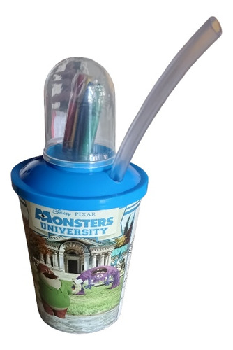 Promoción Conaprole, Vaso Sorbete Plastico,c/crayones Pintar