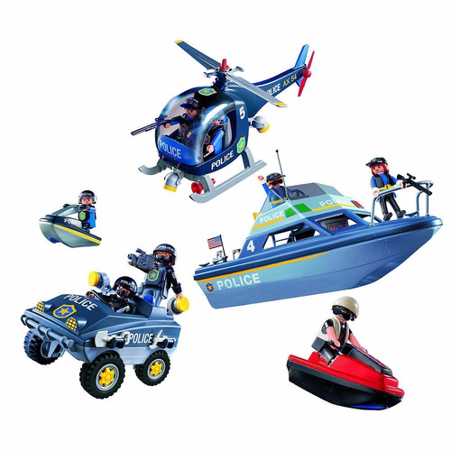 Playmobil 9043 Set Vehiculos Policia Tactica Mundo Manias