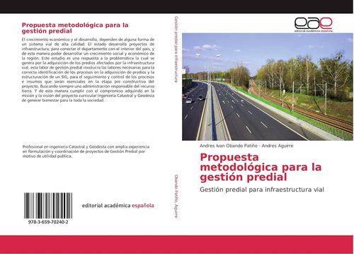 Libro: Propuesta Metodológica Para La Gestión Predial: Para