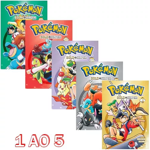 Pokémon Black White N°: 07, 08, 09 pokemon NOVO LACRADO Mangá PT BR