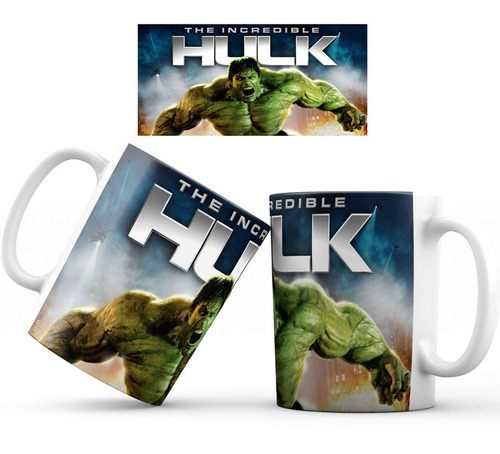 Mug Taza Hulk Superheroe Marvel 004
