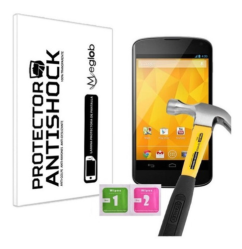 Protector De Pantalla Antishock LG Google Nexus 4