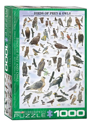 Eurographics Birds Of Prey And Owls Puzzle (1000 Piezas) (60