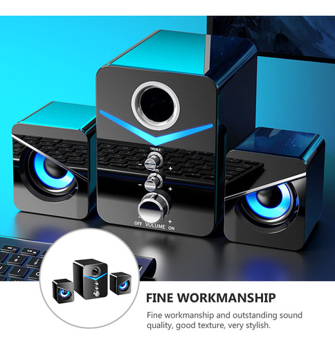 Altavoz De Computadora Usb De 3 Piezas Altavoz De Computador