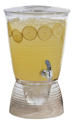 Dispensador De Bebidas, Transparente, 2.5 Galones Color Índigo