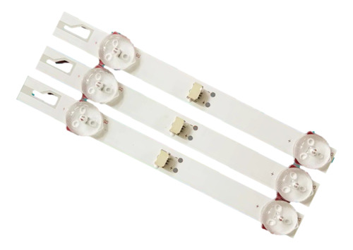 3 Tiras Con 8 Led ( 3v ) Para Tv 43  Atvio Modelo: 43d1620