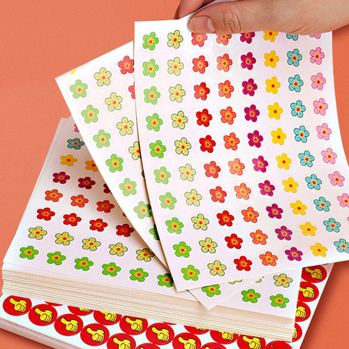 50 Hojas De Pegatinas De Recompensa Multifunción Con Dibujos