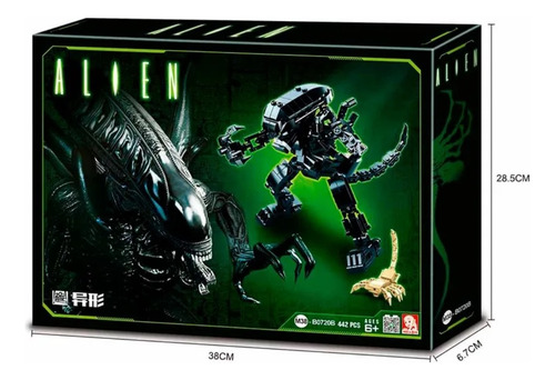 Juguete De Construcción Alien Sluban M38-b0720b 442 Alien