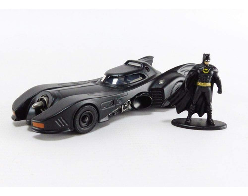 Batimovil 1989 Con Figura De Batman Escala 1:32 Fundido