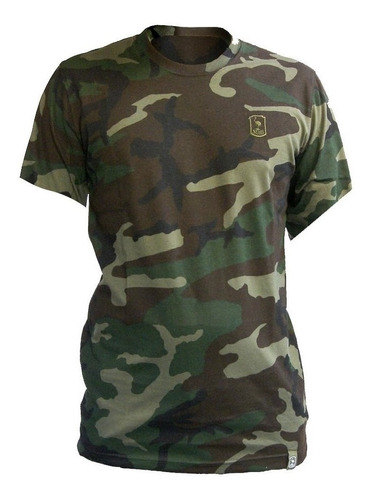 Remera Suri Mangas Cortas Camuflada - Aventureros El Trébol