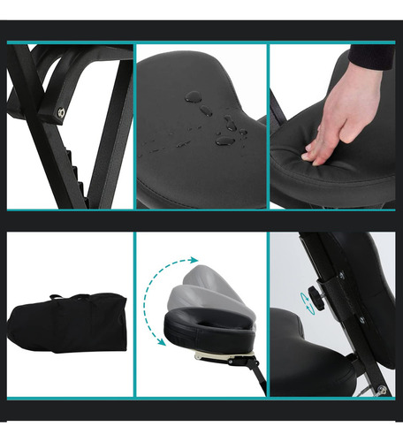 Cadeira Massagem Portátil Shiatsu Quick Massage Premium