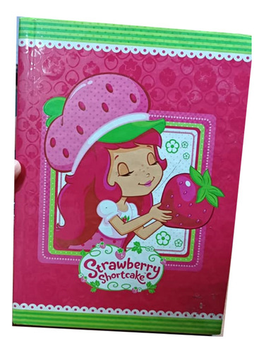 Cuaderno Tapadura Frutillitas Rayado Nuevo Con Ilustraciones