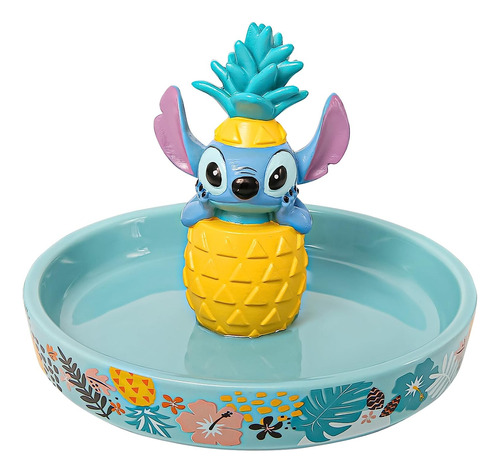 Disney Lilo & Stitch - Plato De Joyería Para Anillos De Resi