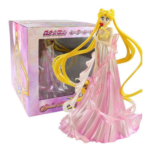 Figura Sailor Moon, Reina. Tsukino Usagi. 25 Cms. Serena. Co