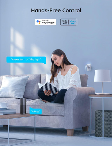 Govee Smart Plug 15a, Wifi Bluetooth Outlet 1 Paquete Funcio