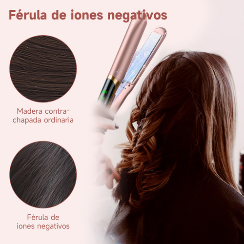 Z Rizador De Pelo Recto De Control De Temperatura