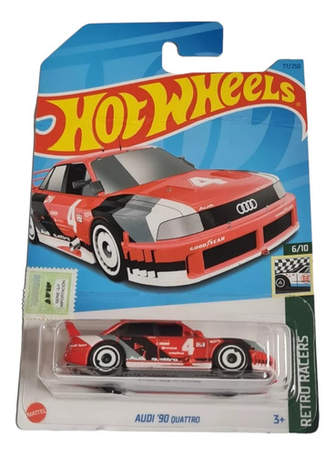 Hot Wheels N° 77 Audi '90 Quattro 6/10 Retro Racers Mdq